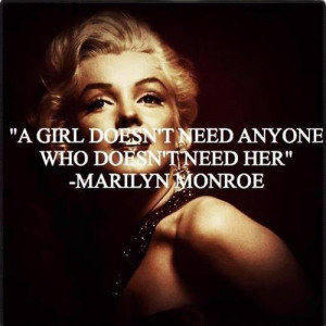 Which is your favorite quotes of Marilyn Monroe?