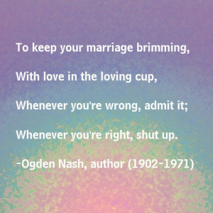 Marriage advice - magnet magnet