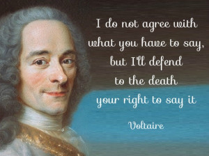 Voltaire Freedom of Speech Quotes