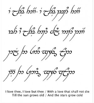 Elvish Tattoo Quotes Elvish. via marielena flores