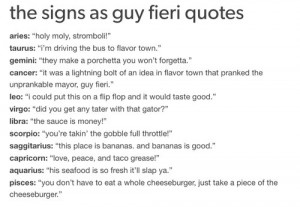 signs as guy fieri quotes