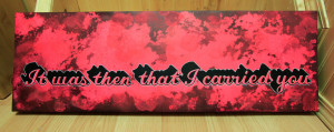 Footprint In The Sand Poem Art Quote Saying Phrase Painting Canvas