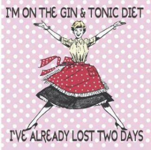funny gin and tonic lost two days cartoon comic