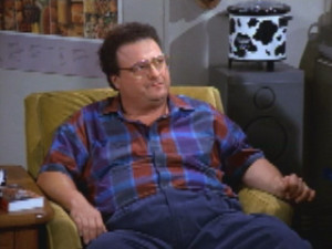 ... Newman lives in the same building as Jerry Seinfeld , at 129 West 81st