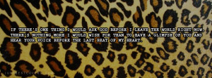 Leopard Print Facebook Cover