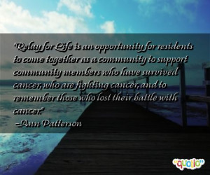 Relay for Life is an opportunity for