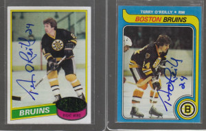1973, 76, 78, 79, and 80 Topps plus 2001 GOTG Terry O'Reilly (SCN ...
