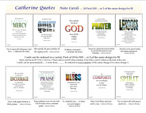 New cards with quotes from Catherine McAuley!