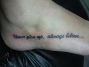 ... good quotes tattoos life large Inspirational Quotes About Life Tattoos