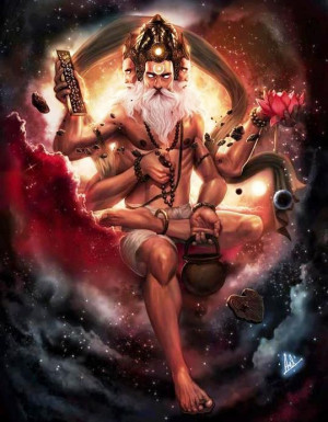 Brahma the Hindu God or Creation