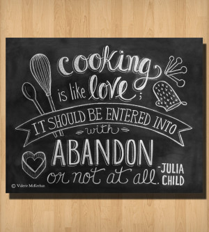 Cooking Is Like Love