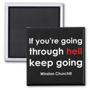 Winston Churchill Fridge Magnet
