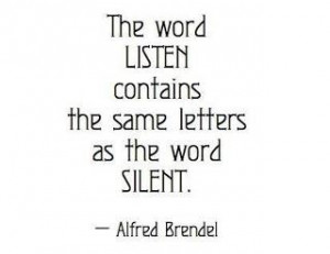 Silent words