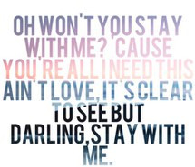 darling, love, lyrics, stay with me, sam smith