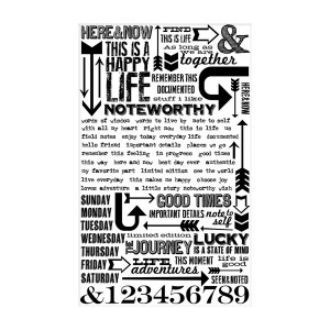 TH93120 Tim Holtz® Idea-ology Remnant Rubs - Life Quotes