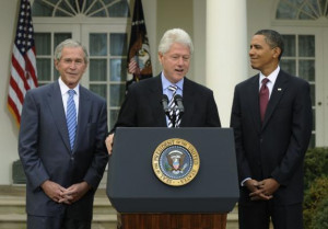 President Obama asks former Presidents Bush and Clinton to help ...