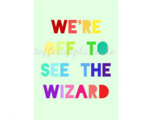 RAINBOW Wizard Of Oz quote art digi tal download jpeg printable BUY 3 ...