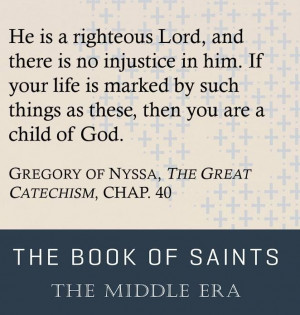 Find more from Gregory of Nyssa and others in The Book of Saints: The ...