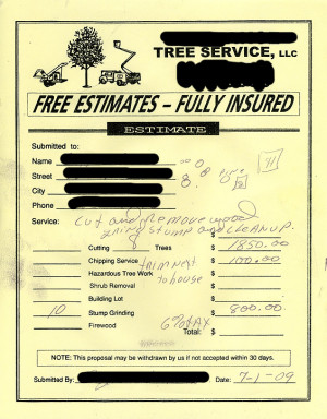 estimate quote