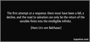 Hans Urs Von Balthasar Quotes
