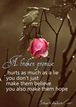 lies and broken promises quotes
