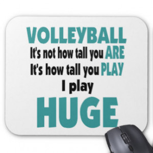 Volleyball Sayings Mouse Pads