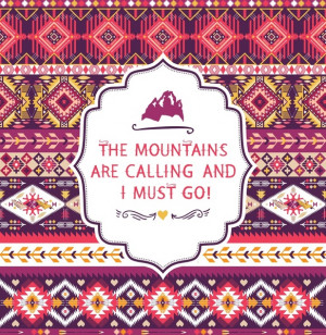 ... seamless colorful tribal pattern with quotes on labels Art Print