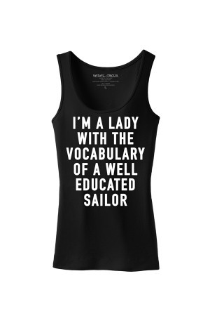 Rebel Circus Women's Vocabulary Tank