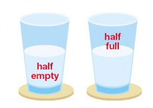 Is the glass half empty or half full? It all depends on how you look ...