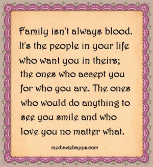 family isn't always blood