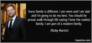 is different. I am mom and I am dad and I'm going to do my best. You ...