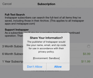 Lastly, Betaworks has brought about renewable subscriptions in the app ...