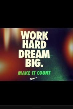 dream #work #quote #sports More