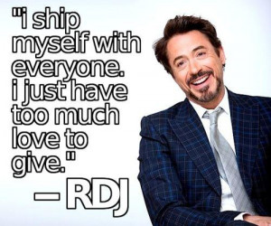 ship myself with everyone. I just have too much love to give.