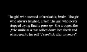 cant do this anymore, i'm done. I've gotta give up. Can't do it ...