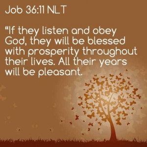 Bible - Job 36:11