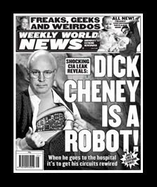 the dick cheney inverse paraphrase the rumors that cheney is alive are ...