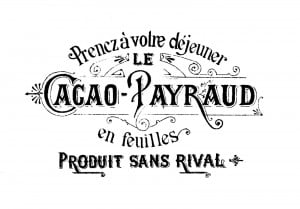Transfer Printable – French Chocolate – Cacao