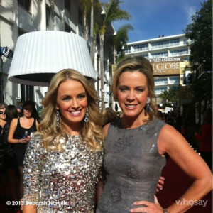 Fellow Dawg @ brookeanderson here at the GoldenGlobes for @ ET
