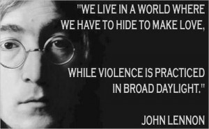 johnlennon #quote #love #hate #violence