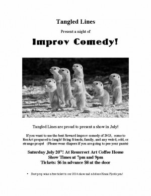 Tangled Lines Improv Comedy on July 20