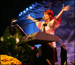 Julie Meyers led us to the throne room of God.