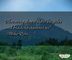 Quotes about Bicycles