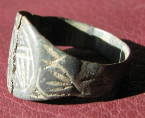 Ancient Artifact gt ROMAN LEGIONARY BRONZE RING Sz 8 3 4 US 18 75mm