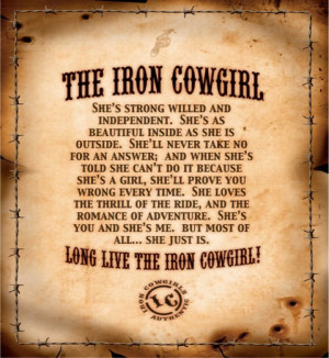 Cowgirl quote