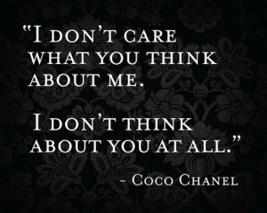 Your Ecards Funny Bitchy Quotes quotes, coco chanel, chanel, quote ...
