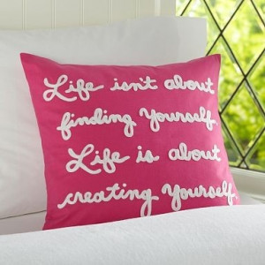 cute quote pillow