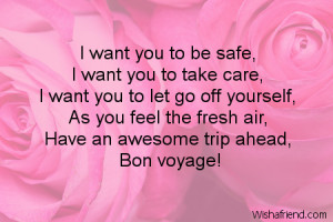 Bon Voyage Wishes Quotes