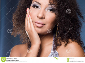 ... this Royalty Free Stock Photo Fashionable Mulatto Woman picture