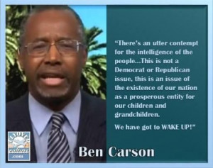 Ben Carson... I love this man. Plain spoken common sense.